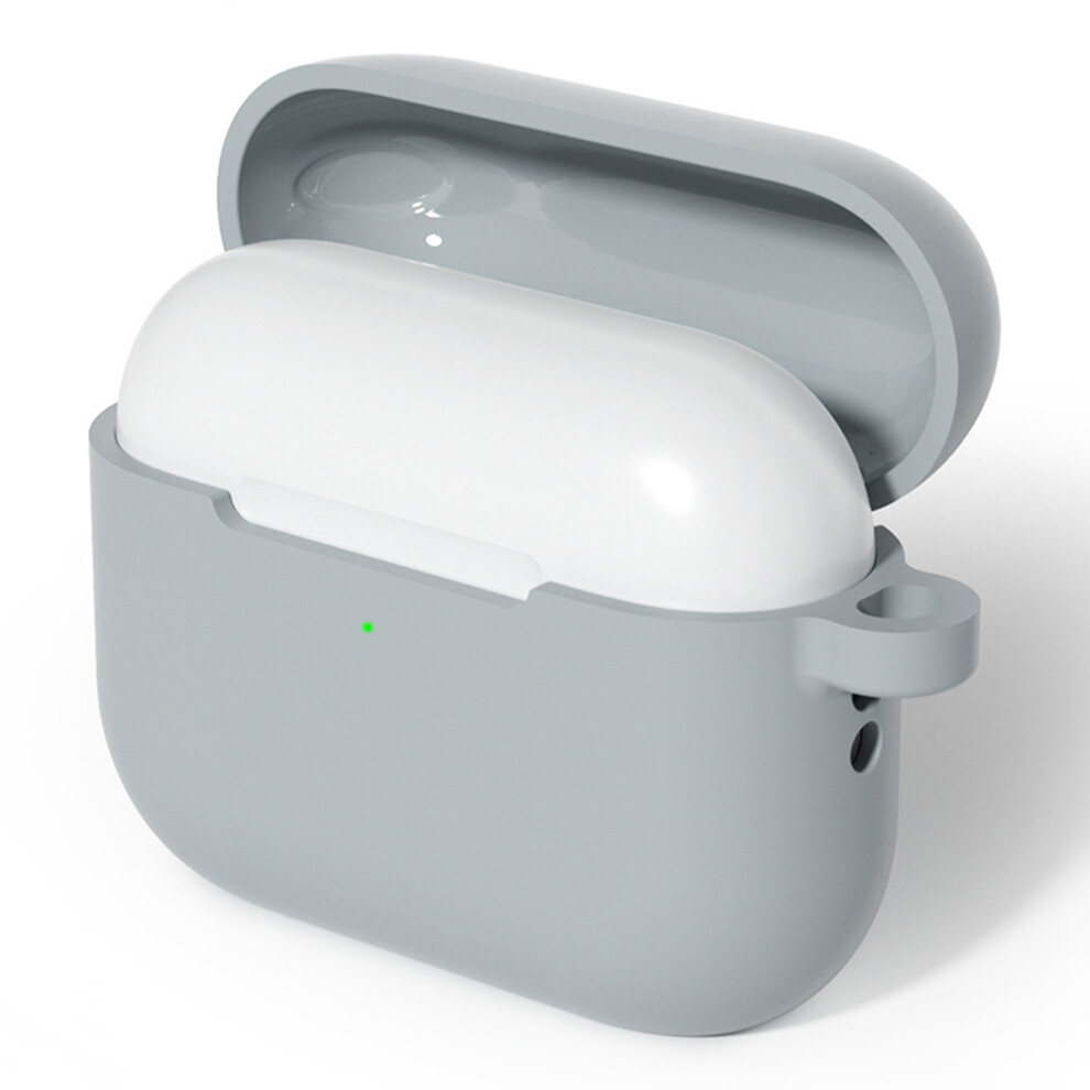 (Grey) For Airpods Pro 3 Silicone Case Soft Wireless Earb Grey 6914284197292