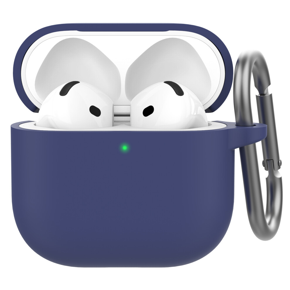 (Blue) Wg163 For Airpods 4 Silicone Case Earphone Cover W Blue 6914287598379
