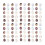 Set de 100 Botones Nacar Redondo 2 Agujeros DIY 4