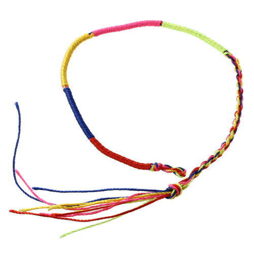 9pcs Pulsera Brazalete Multicolor Hilo Para Amistades 2