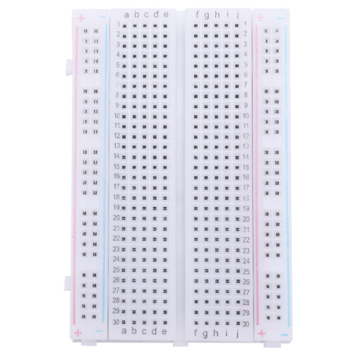 Protoboard 400 contactos Breadboard placa prototipos sin soldadura
