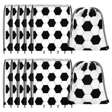 12 Piezas Estilo FúTbol Caramelo Bolsa con CordóN Softball Baloncesto Voleibol Bolsas
