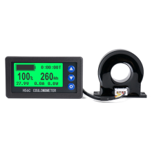 Monitor de BateríA Hall Coulomb Meter DC 8-100V 100A Lifepo4 Plomo-áCido Li-Ion Litio Capacidad Pantalla Potencia