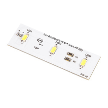 2PCS SW-BX02B Placa de Luz LED Repuesto para Refrigerador ZBE2350HCA Barra