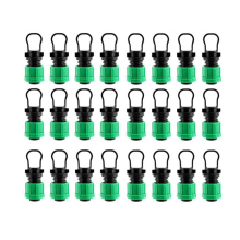 24 Piezas de TapóN Extremo TuberíA Riego por , Accesorio Tapa Universal 1/2 Pulgada, para con Aspersor Cinta 16 Mm