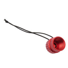 Tapa Antipolvo Roscada para Buceo Din 5/8-14NPS VáLvula de Tanque Final Accesorio Parte Roja
