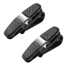 2 Piezas Clip para Gafas de Coche, Soportes , Sol con Tarjeta Entrada