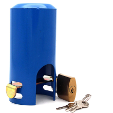 Cerradura de Grifo Agua para Exterior/Cocina/Manguera JardíN, Grifo, Antirrobo, A Prueba NiñOs, Estilo Cubierta ProteccióN Metal