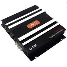 Amplificador de Coche 3800 W Potencia Audio EstéReo para Alta AleacióN Aluminio Negro 2 Canales Subwoofer