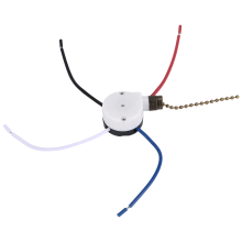 1 Uds Interruptor de Luces Ventilador Techo ZingEar ZE-208S E89885 3 Velocidades 4 Cables Cadena TraccióN, Ventilador, Bronce