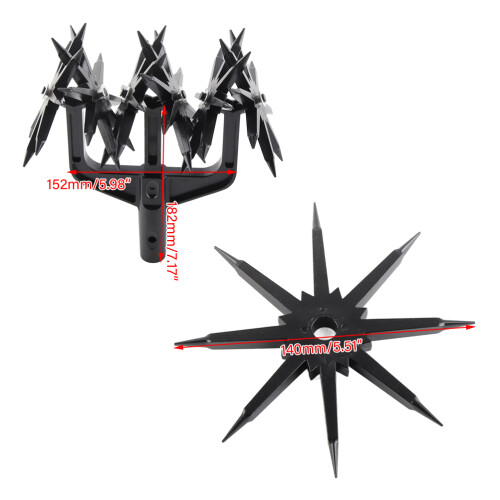 Rotary Cultivator Tool Garden Handheld Tiller 1