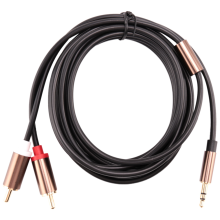 Jack 3.5mm a 2 Cable de audio AUX divisor estereo macho Adaptador altavoz 1m