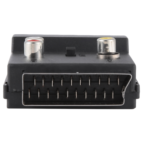 El Conmutable Euroconector Macho A Hembra S-Video 3 Adaptador De Audio 2
