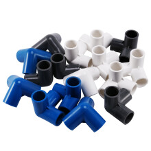 16 Unids Plástico Pvc 20Mm Manguera Tee Conector de 3 Vías Conjunta Para Irrigación Jardín Tubo Adaptador Tuberías Riego Herramientas