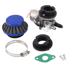 Carburador Carby + Filtro De Aire Azul Pila para 2 Emlobadas 47Cc 49Cc Piezas Del Motor Mini Moto Niños Atv Quad Dirt Bici Bolsillo Minimoto