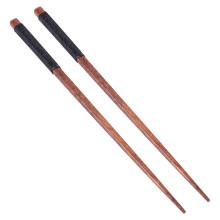 1 Pares Palillos de Madera Natural Japonesa Vajilla Cocina Paquete Valioso Negro