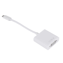 Adaptador Usb C una Vga, Tipo Vga Compatible para Pro 2016/2017/2018, Air / 2018, Book 2, Chromebook Pixel Xp
