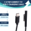 para Conecte a USB C Cable de Carga Compatible con Pro 3/4/5/6/7, Computadora PortáTil 3/2/1, Go 8