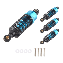 Juego de 4 Amortiguadores AleacióN Aluminio para TT-01 TT01 TT-02 TT02 1/10 RC Coche Piezas ActualizacióN, Azul