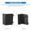 Para- 3 Series E90 E91 E92 E93 Cubierta de Enchufe DiagnóStico OBD Decorativa Panel LHD Negro 51437147538 6