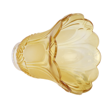 Ventilador de Techo Candelabro Vidrio Esmerilado y Transparente Reemplazo Pantalla LáMpara Luz