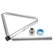 Varilla de áNodo Magnesio Flexible para Calentador Agua RV Rosca 3/4 NPT con Herramienta Hexagonal