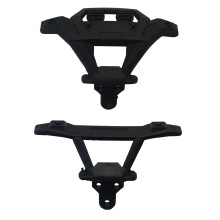 2 Piezas Parachoques Delantero y Trasero SJ05/06 para Xinlehong Q901 Q902 Q903 9130 9136 9137 1/16 Accesorios de Repuesto Coche Teledirigido