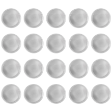 20 Piezas Monedas de Desafío en Espacios Sublimación Estampados Metal Etiquetas Redondas Grabadas con 40 mm + Protectora Acrílico
