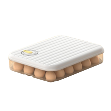 Huevera para Frigorífico, Caja de Conservación, Almacenamiento Plástico Transparente, Huevos, Color