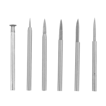 Juego de Brocas para Tallar Madera Herramienta Rotativa, 6 Uds., Accesorios Taladro Grabado, Broca, Pulido Manualidades en Madera, 3Mm
