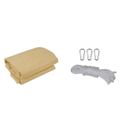 Vela de Sombra para Ventana Exterior 2x2x2 Metros, Triangular Transpirable Extra Grande 2