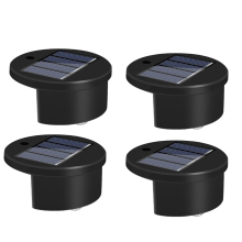 Paquete de 4 Luces Borde Piscina con Energía Solar para Piscinas Enterradas, Decoraciones Inalámbricas Impermeables Sobre el Suelo
