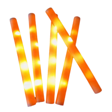 Varillas de Espuma LED Color Naranja: Luz con Purpurina, Suministros para Fiestas Niños, Luz, , Cumpleaños, Bodas
