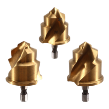 Broca Escalonada de 3 Piezas 20/25/32 mm con Ranura Giratoria Límite Brocas Cónicas Elevación PPR para Escariado Tuberías Agua