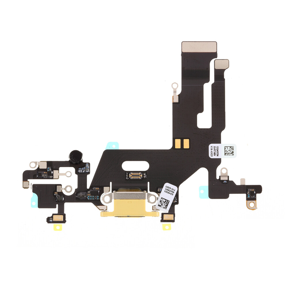 (Yellow) Oem Charging Port Dock Connector Flex Cable For Iphone 11 6.1 Inch Yellow 6914279631329