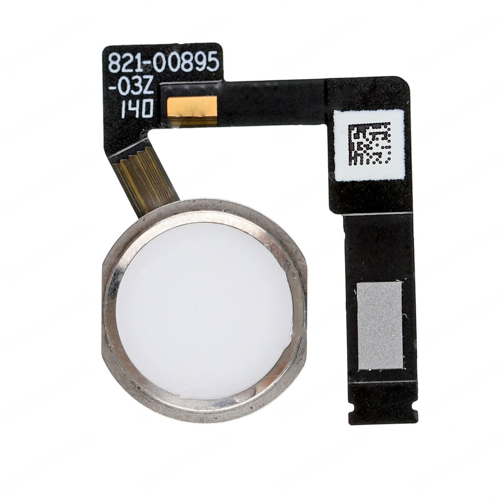 (Silver) Oem Fingerprint Home Button Flex Cable Replacement For Ipad Air 10.5 Inch (2019)/Pro 10.5-Inch (2017)/Pro 12.9 (2017) Silver 6914276131136
