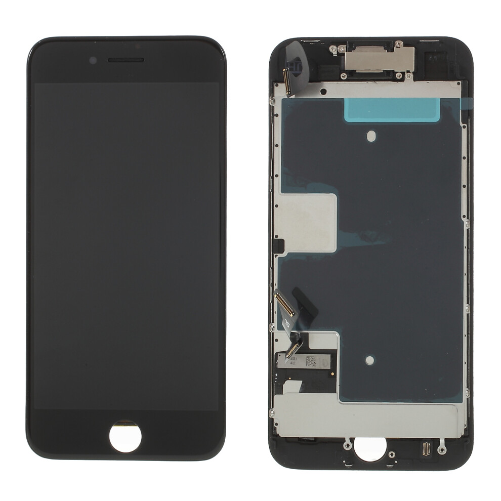 (Black) For Iphone 8 4.7-Inch/Se (2Nd Generation) Lcd Screen And Digitizer Assembly+Frame+Small Parts (380-450Cd/M2 Brightness) Black 6914272102475