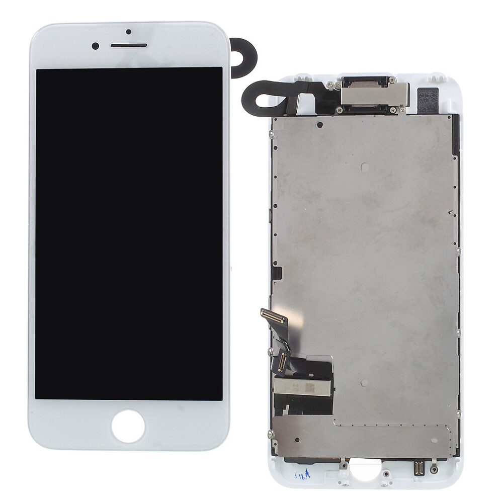 (White) For Iphone 7 4.7 Lcd Screen And Digitizer Assembly+Frame Replacement Part (Made By China Manufacturer,380-450Cd/M2 Brightness) White 6914276461783