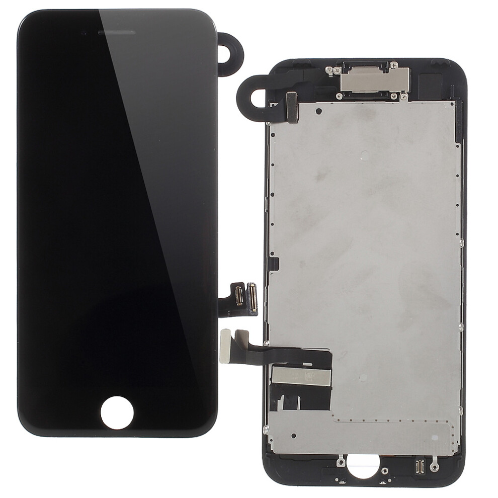 (Black) For Iphone 7 4.7 Lcd Screen And Digitizer Assembly+Frame Replacement Part (Made By China Manufacturer,380-450Cd/M2 Brightness) Black 6914278097980