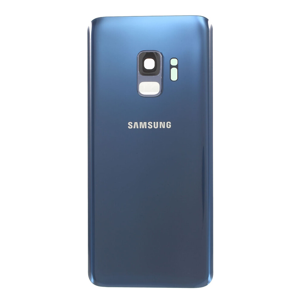 (Blue) Oem For Samsung Galaxy S9 G960 Battery Housing With Adhesive Sticker+Waterproof Adhesive+Camera Lens Ring Cover Blue 6914274109724