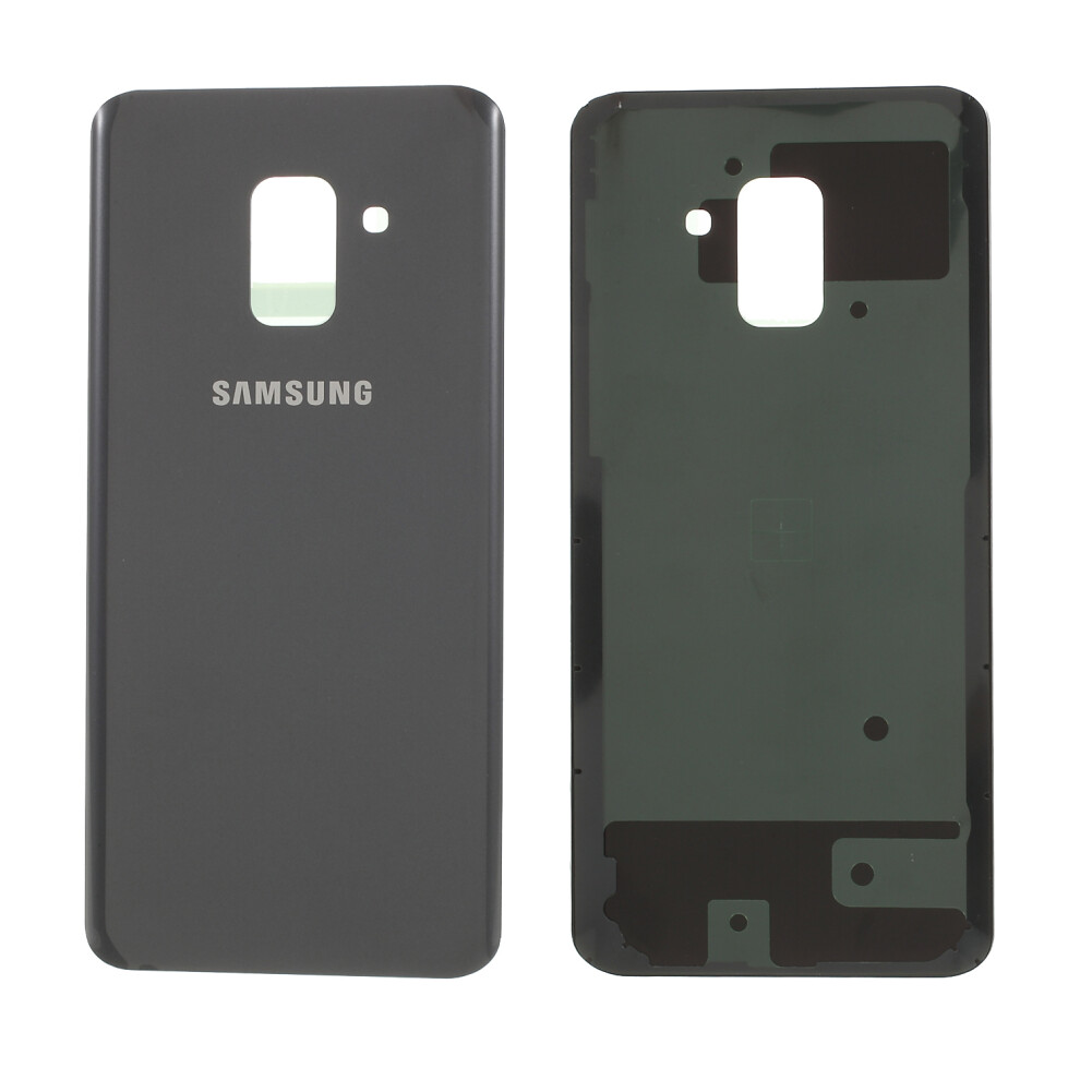 (Grey) Back Battery Housing Cover Assembly Part With Adhesive Sticker For Samsung Galaxy A8 (2018) Grey 6914273077994