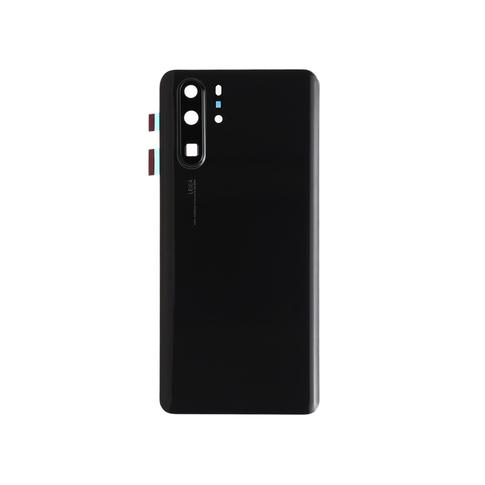 (Black) For Huawei P30 Pro Oem Back Battery Housing With Camera Lens Ring Cover Black 6914273395289