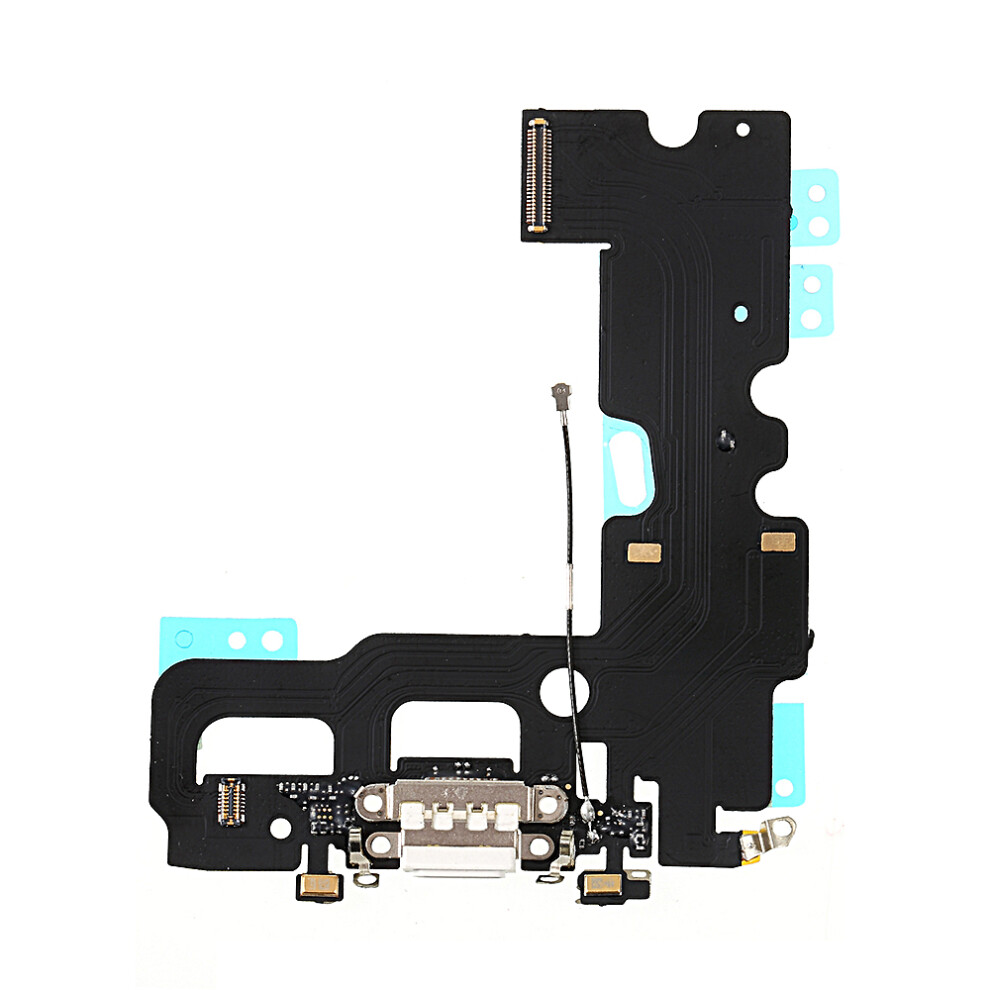 (White) Charging Port Flex Cable Replacement (Without Logo) For Iphone 7 4.7 Inch White 6914275655923
