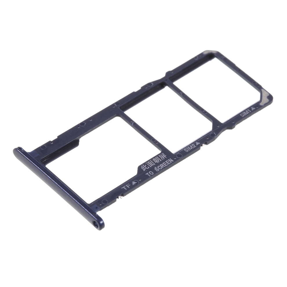 (Blue) Oem Dual Sim Card+Micro Sd Card Tray Holders Replacement For Huawei Y5 (2018) Blue 6914271916936