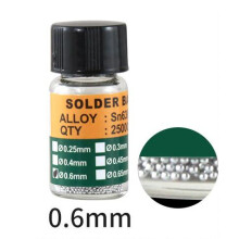 (J) 1 Bottle Tin BGA Reballing Soldering Balls for BGA Rework Repair Tools