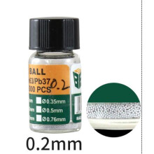 (B) 1 Bottle Tin BGA Reballing Soldering Balls for BGA Rework Repair Tools