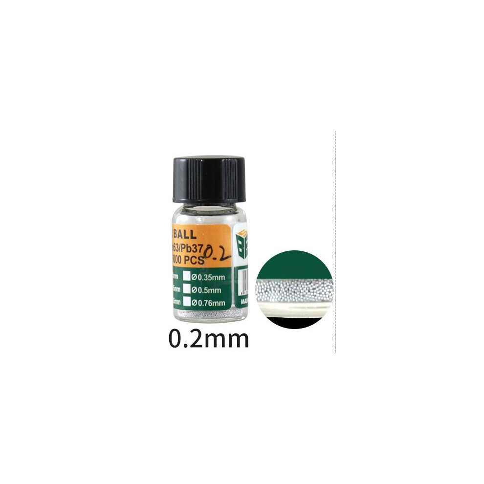 (B) 1 Bottle Tin Bga Reballing Soldering Balls For Bga Rework Repair Tools 6914278521881