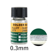 (D) 1 Bottle Tin BGA Reballing Soldering Balls for BGA Rework Repair Tools