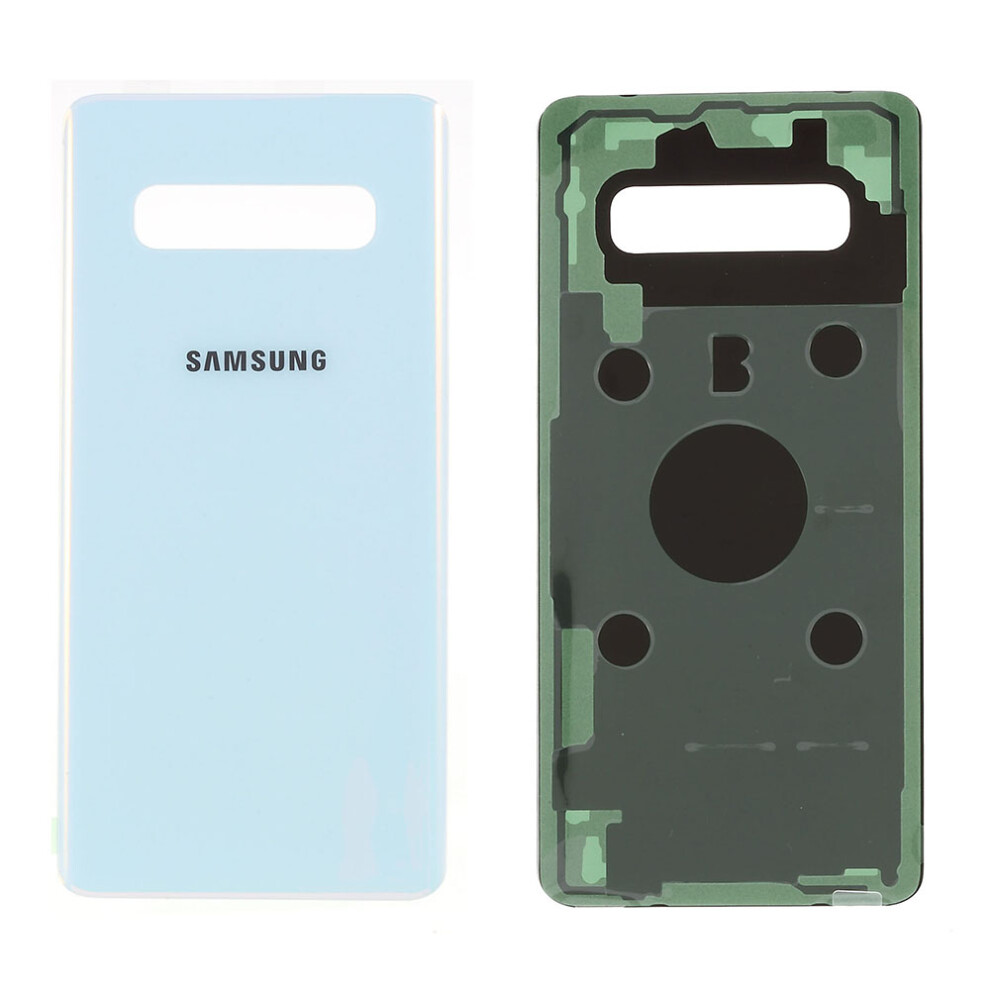 (Baby ) For Samsung Galaxy S10 Plus G975 Battery Housing With Adhesive Sticker Phone Back Cover Blue 6914270096929