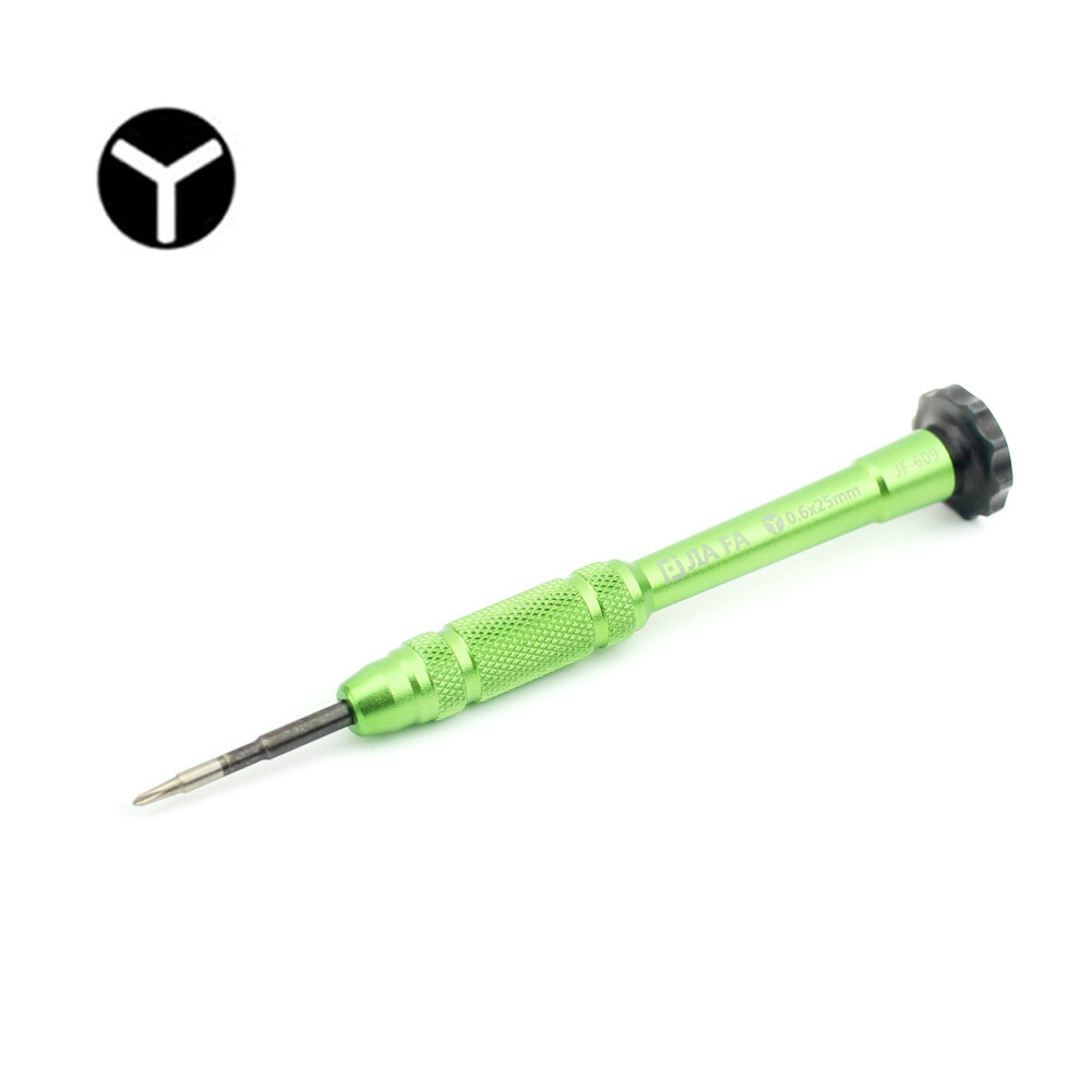 (Green) Professional Non-Slip Handle 0.6 Tri-Wing Screwdriver 6914279460509